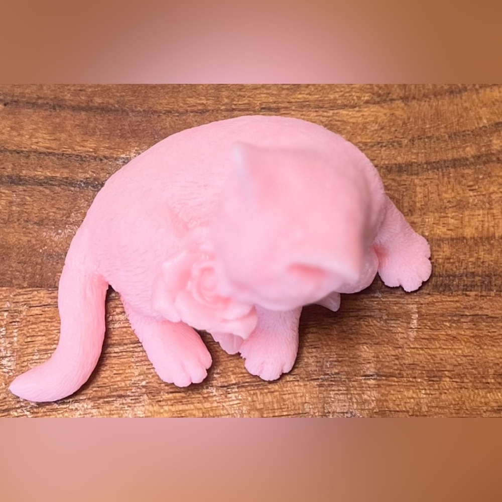 Cat Kitten Kitty Soap - Fragrant Decorative Soap  Handmade Handcrafted - Picture 4 of 14